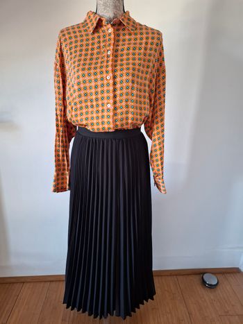 Chemise, chemisier orange Zara