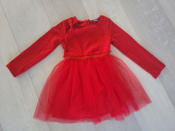 robe de fete rouge OKAIDI 5 ans