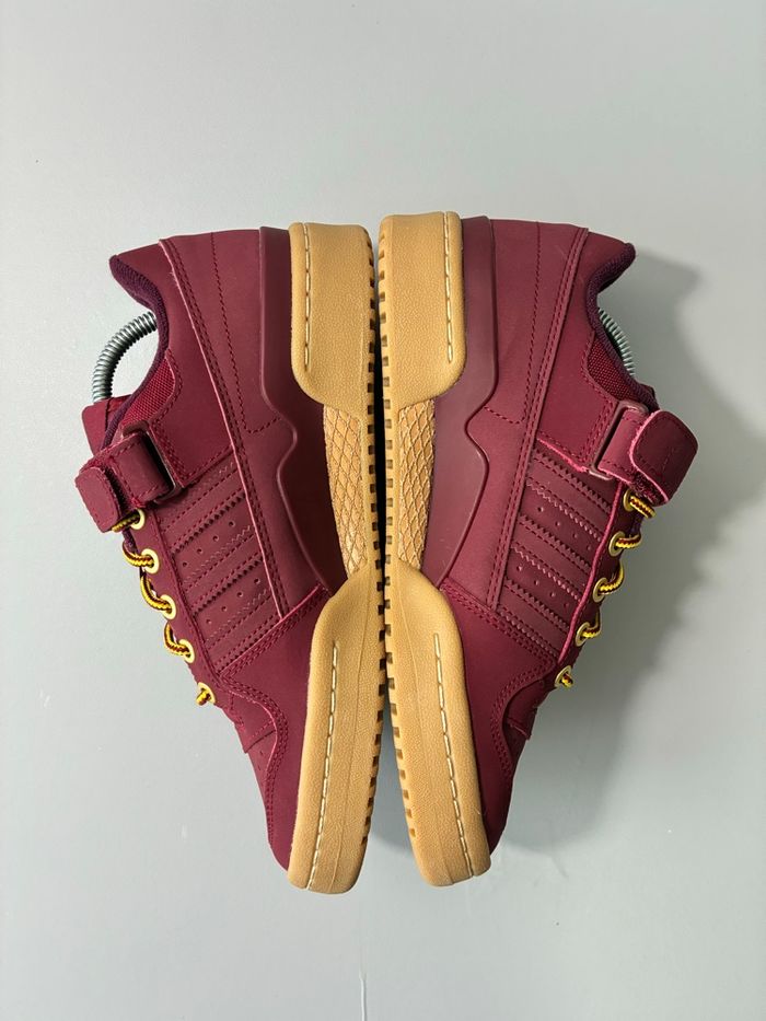 Baskets Adidas forum low femme bordeaux et marron 38 neuves - photo numéro 3