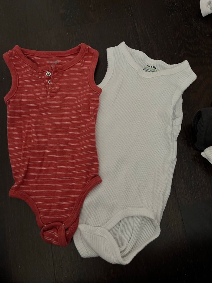 Lot 4 Bodys Bébé Garçon 6 Mois (Kiabi & Hema) - Coton - photo numéro 6