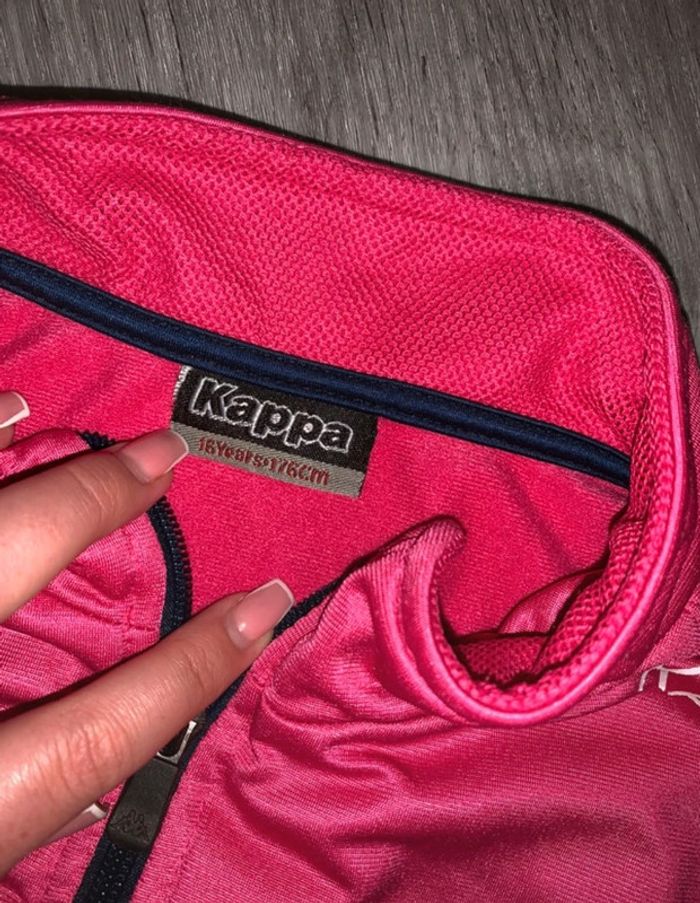 Sweatshirt zip rose Kappa T38 - photo numéro 7