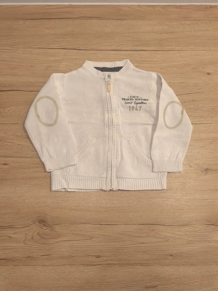 Gilet zippé 18 mois