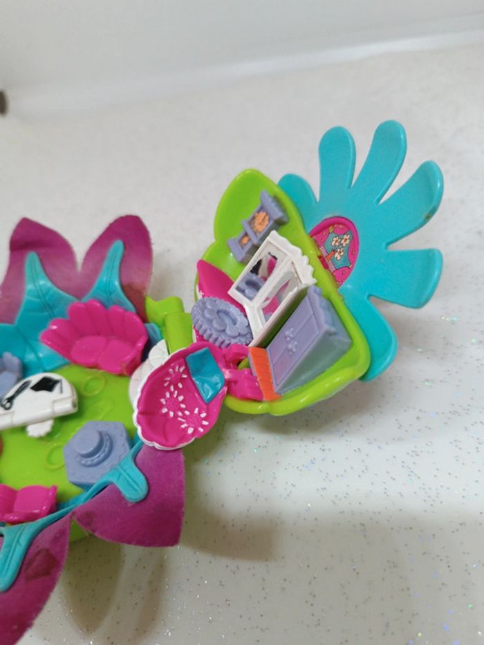 Polly pocket bluebird fleur totally flower boutique boutik dressmaker vintage doll poupée micro mini - photo numéro 8