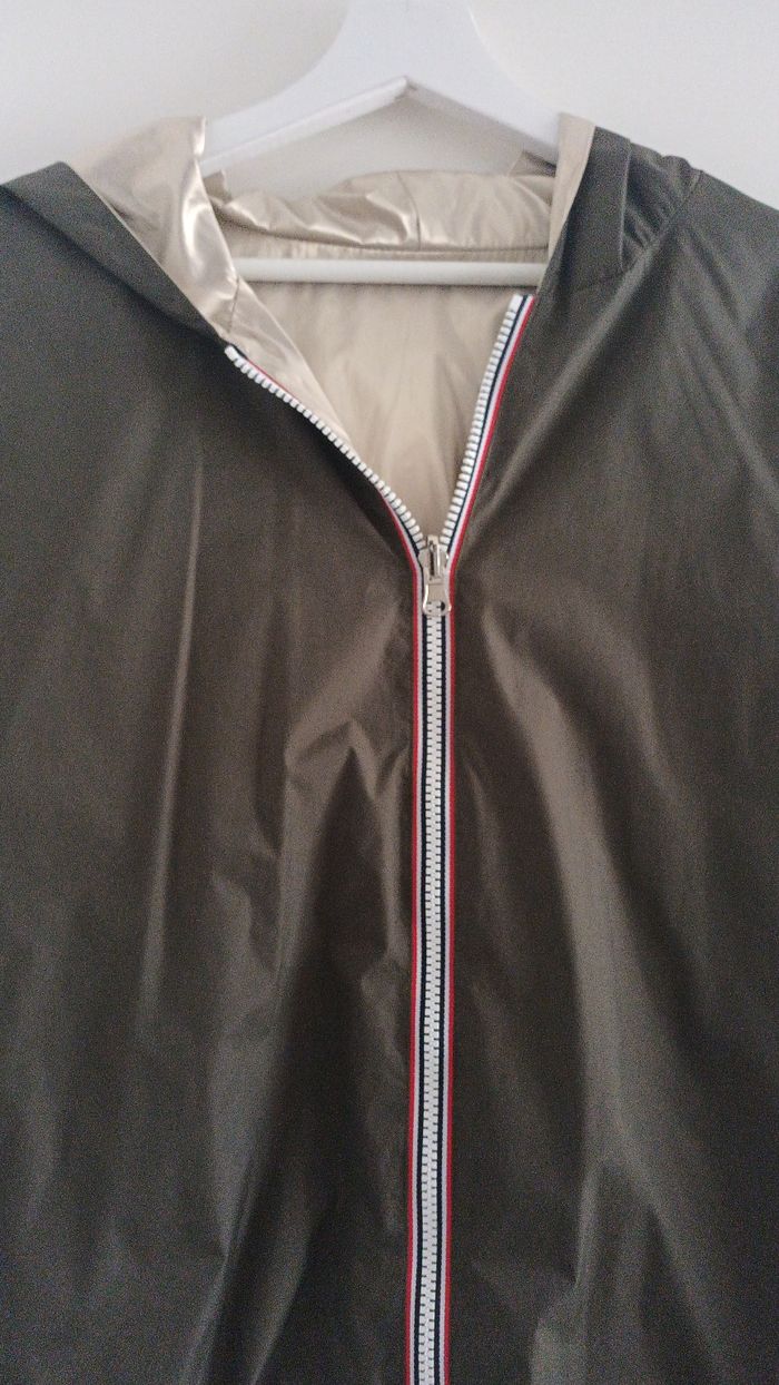 Veste impermeable réversible à capuche M - photo numéro 4