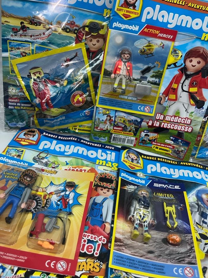 Lot de 5 magazines livres d'activité Playmobil Police Neuf - photo numéro 2
