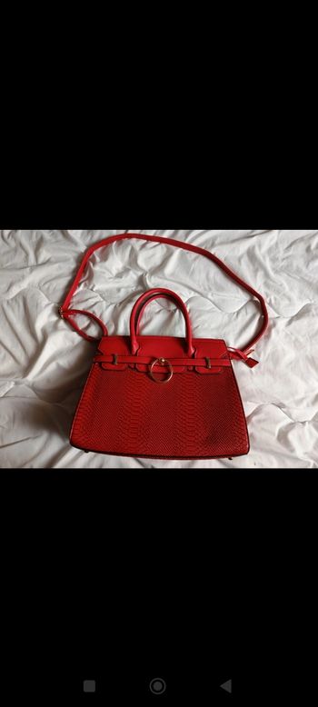 Sac à main bandoulière rouge