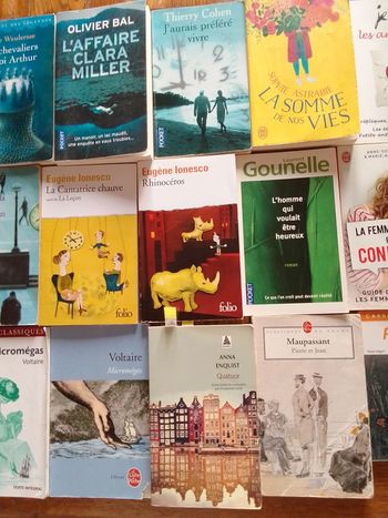 Livres de poche Bazin voltaire eugène Ionesco Livres
