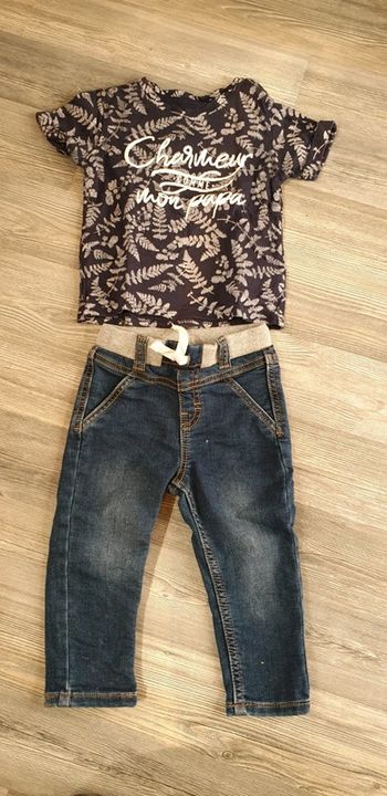 Ensemble jeans et tee-shirt