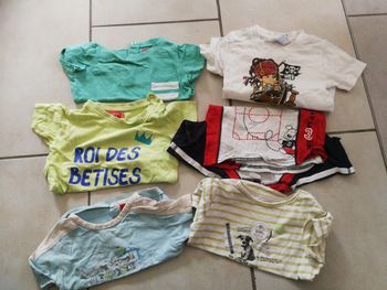 Lot 4 de  t-shirts manches courtes