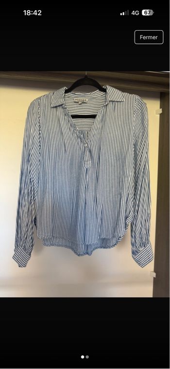 Chemise à rayures