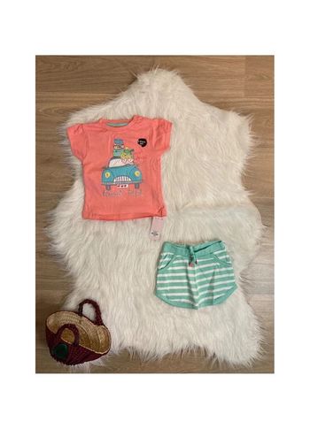 Ensemble 2 pièces Peach tout neuf avec étiquette primark fille 12/18mois 80cm