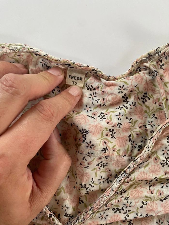 Blouse Freda liberty flowers fleurs - photo numéro 5