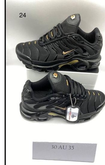nike tn noir doré 34
