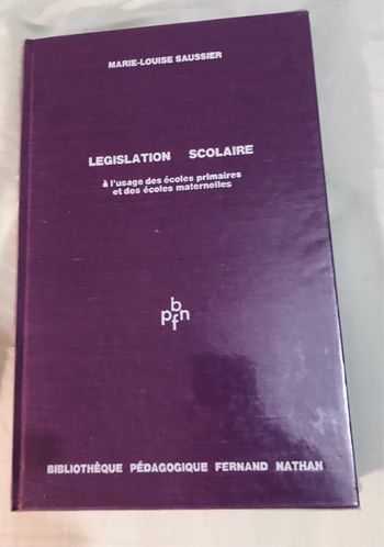 Législation scolaire