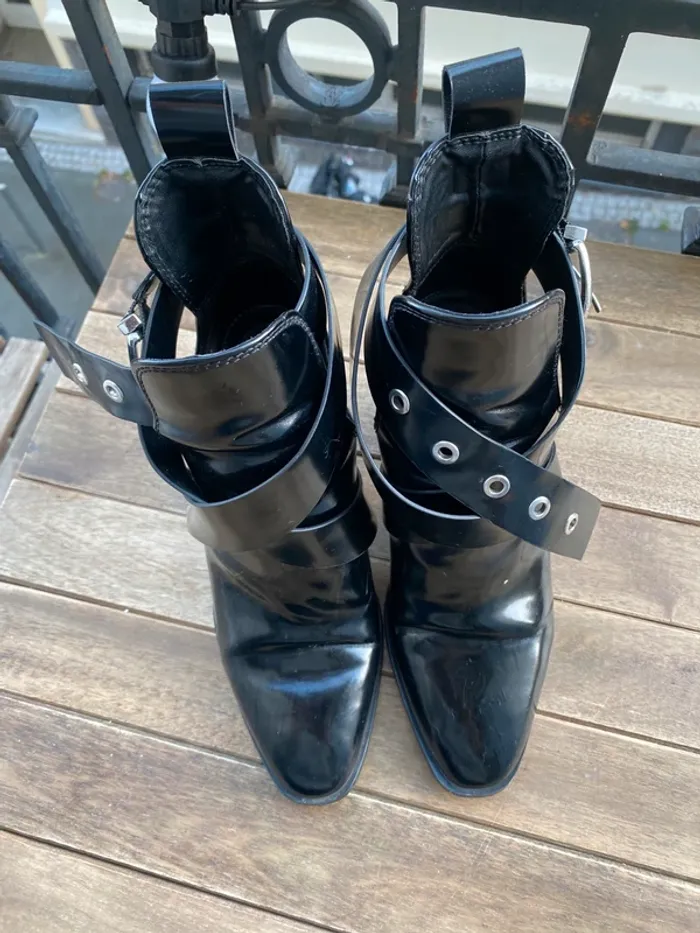 Bottines cuir Zara - photo numéro 2