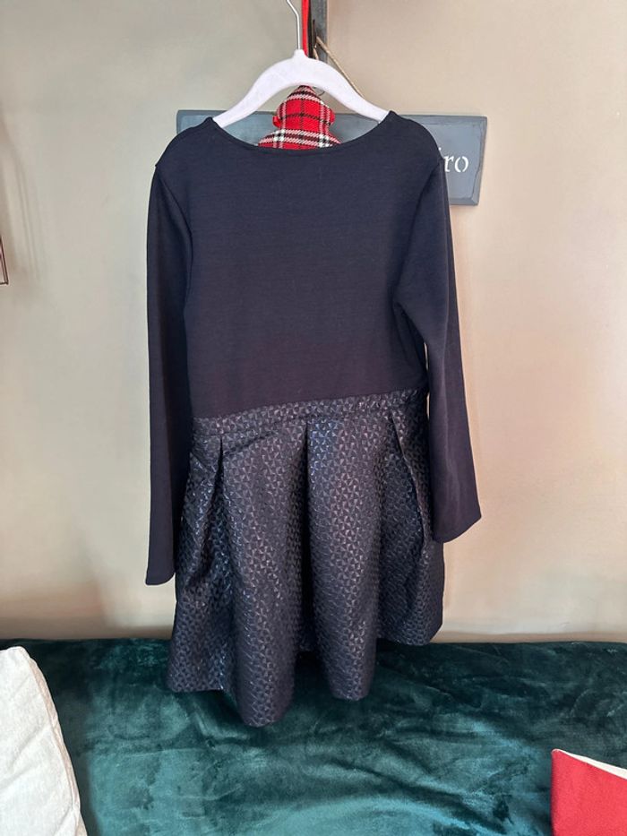 Robe manche longue avec doublure jupon fille 8 ans - photo numéro 2