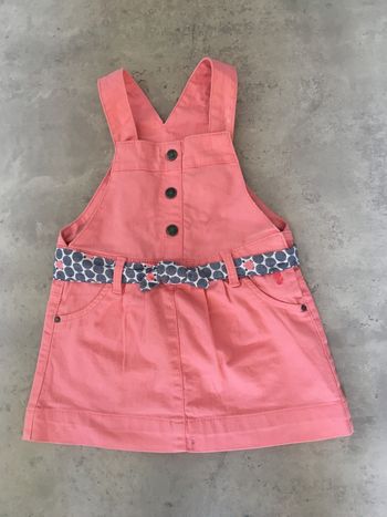 Robe bébé rose Obaibi  9 mois neuve