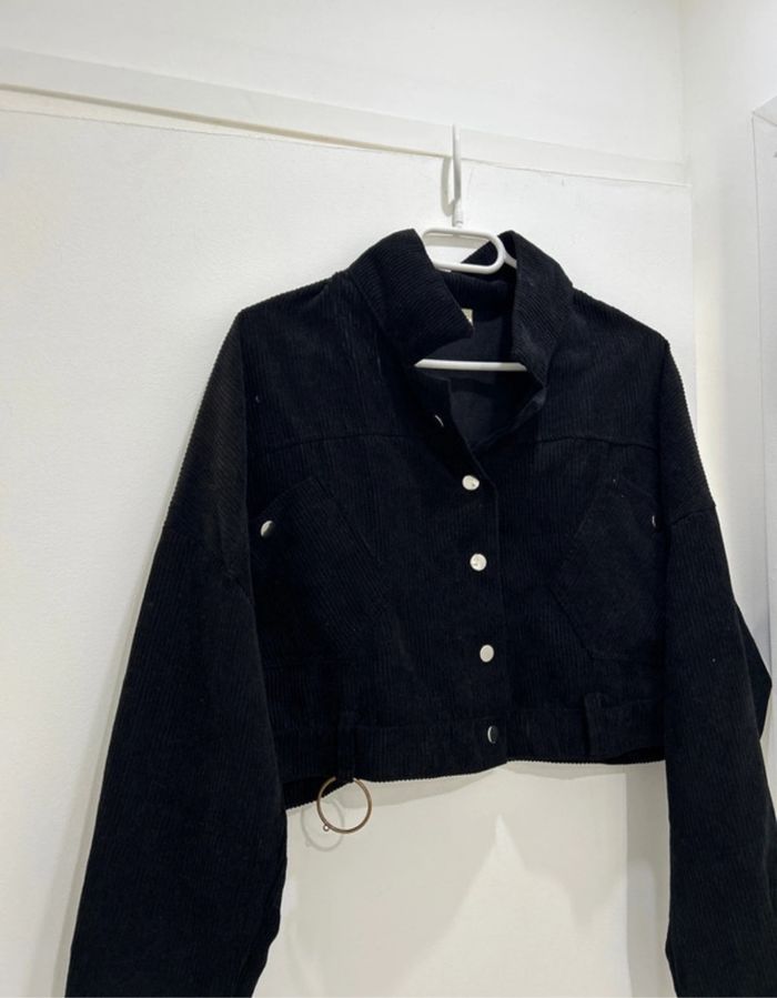 Veste velour taille S Noir - photo numéro 2