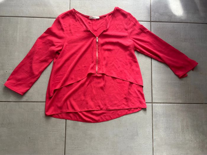 Blouse rouge fluide – Bershka – Taille M