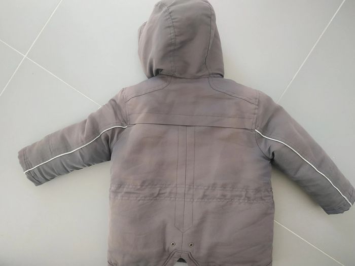 Parka 3 en 1 avec blouson amovible gris Vertbaudet 4 ans 102 cm - photo numéro 2