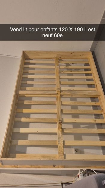 Vend lit pour enfants 120 X 190
