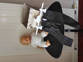 Legging bébé fille 18 mois – motif étoiles – très bon état