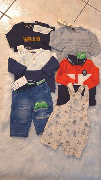 (Neufs non portés)🏷💙🥰  superbe lot 3mois Garçon💙🥰