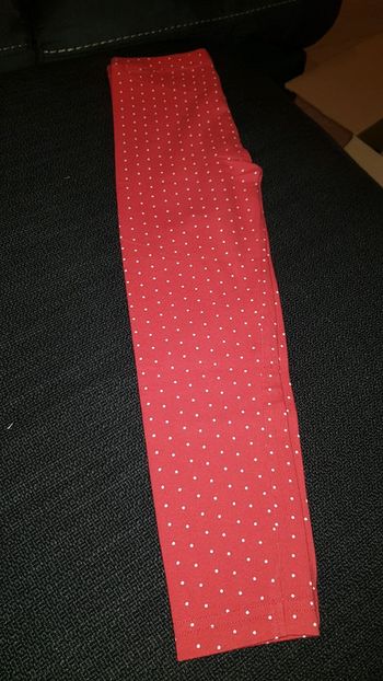 Legging rose à pois