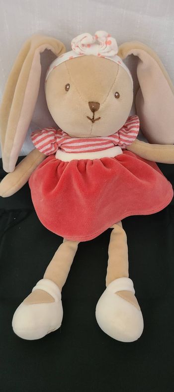 Peluches Bukowski - Lapine Bunny Sisters rose foncé