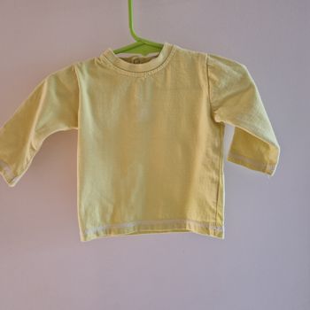 haut manches longues 9 mois jaune