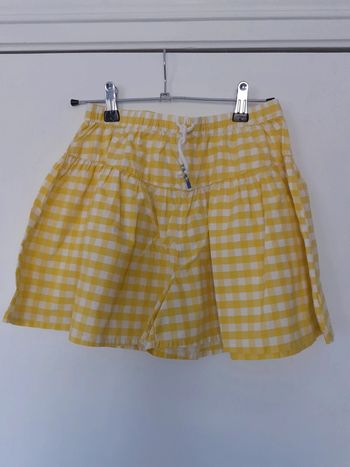 Jupe short 10 ans jaune Okaïdi