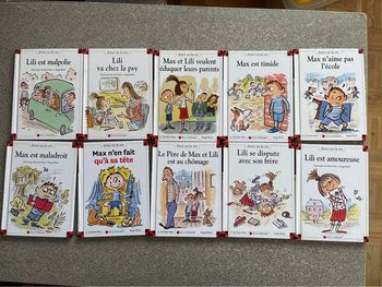 Lot de 10 livres Max et Lili