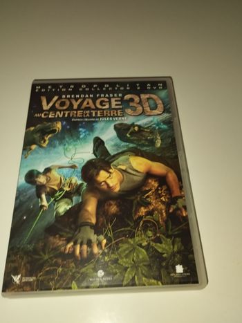 DVD voyage au centre de la terre 3D avec lunettes
