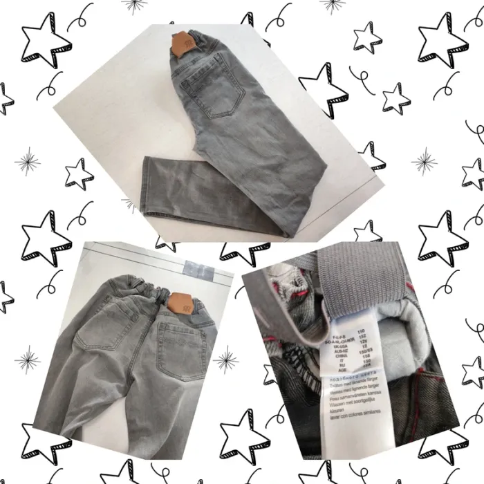 Jean gris La Redoute – 12 ans – Très bon état comme neuf