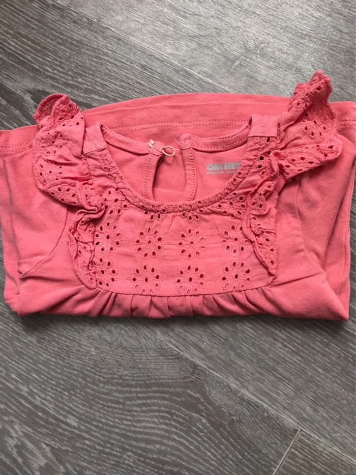 T-shirt rose foncé - photo numéro 4