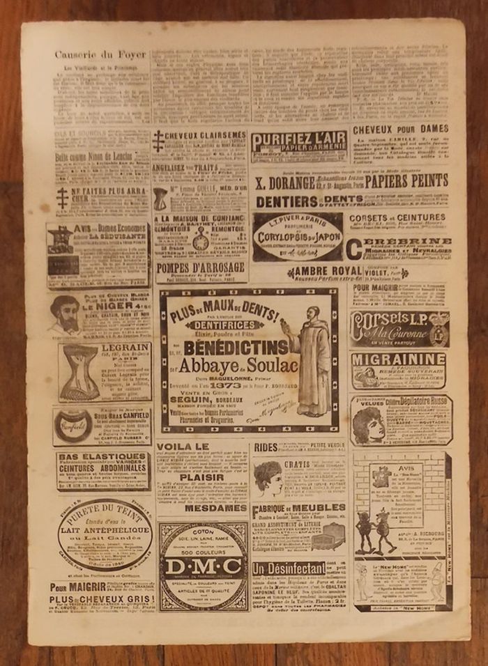 Journal la mode illustrée supplément 26 mai 1895 N°21 vintage - photo numéro 5
