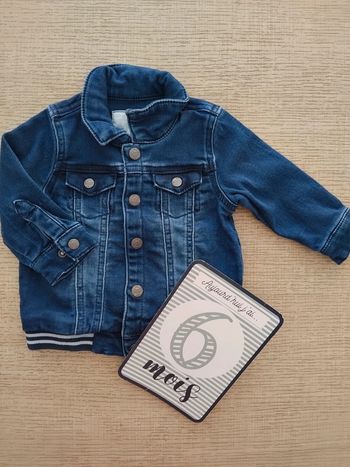 Veste en jean 6 mois / 67 cm