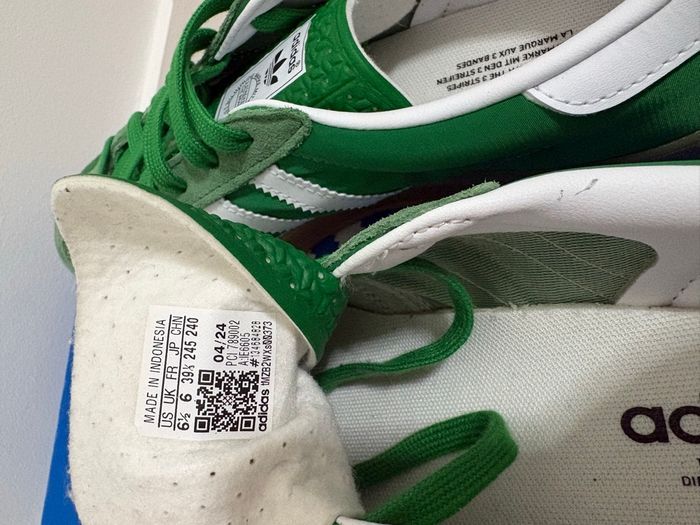 Adidas Gazelle Indoor Green / Ftw White / Haze Green – taille 39⅓, neuves - photo numéro 6