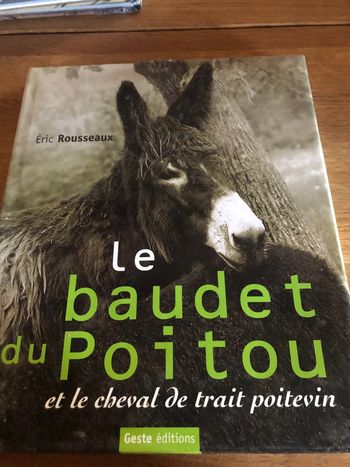Le baudet du Poitou et le cheval de trait poitevin