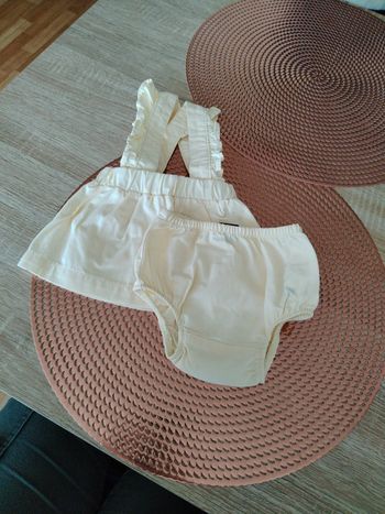 Ensemble salopette et culotte