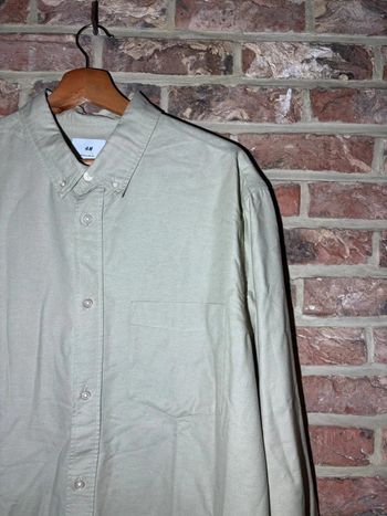 Chemise verte clair H&M Regular Fit Taille L/ 40