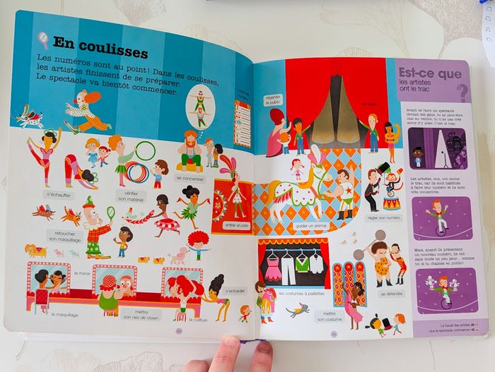 Livre jeunesse le cirque - photo numéro 3