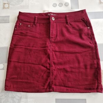jupe bordeaux