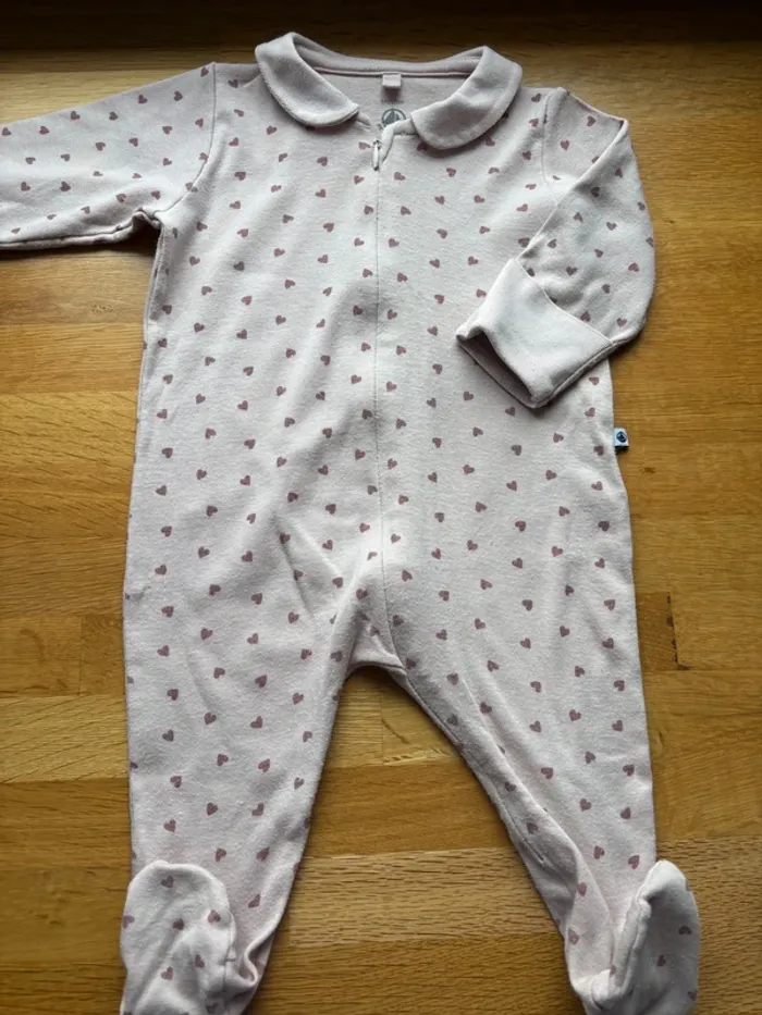 Joli pyjama coton petit bateau 6 mois fille