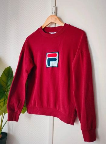 Sweat bordeaux Fila XS