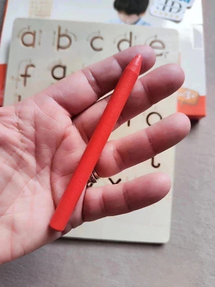 Tablette d'écriture en bois double face - photo numéro 5