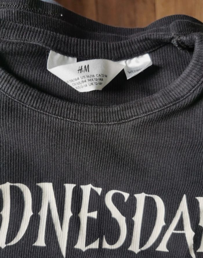 T-shirt croc top Wedesnay H&M T12-14 - photo numéro 2