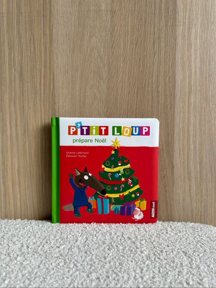 Livre p’tit loup prépare noël