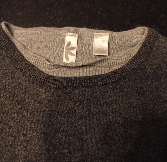 Pull gris - photo numéro 2