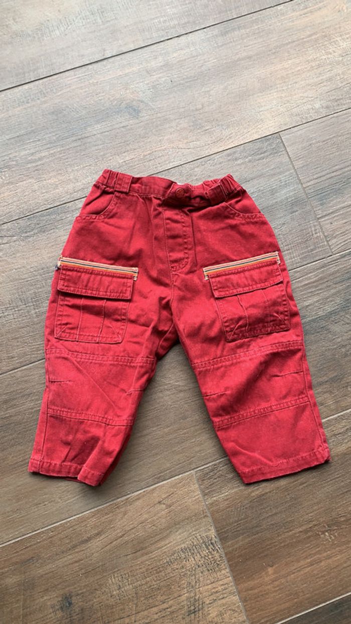 Pantalon toile Vertbaudet 12 mois